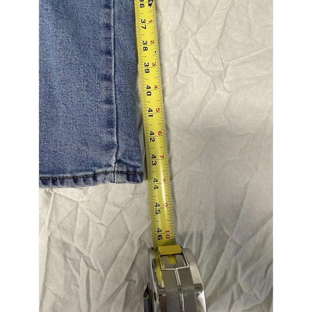 Signature Levi Strauss Gold 34x36 Relaxed Fit Jeans Light Wash Stretch Denim - Picture 7 of 10